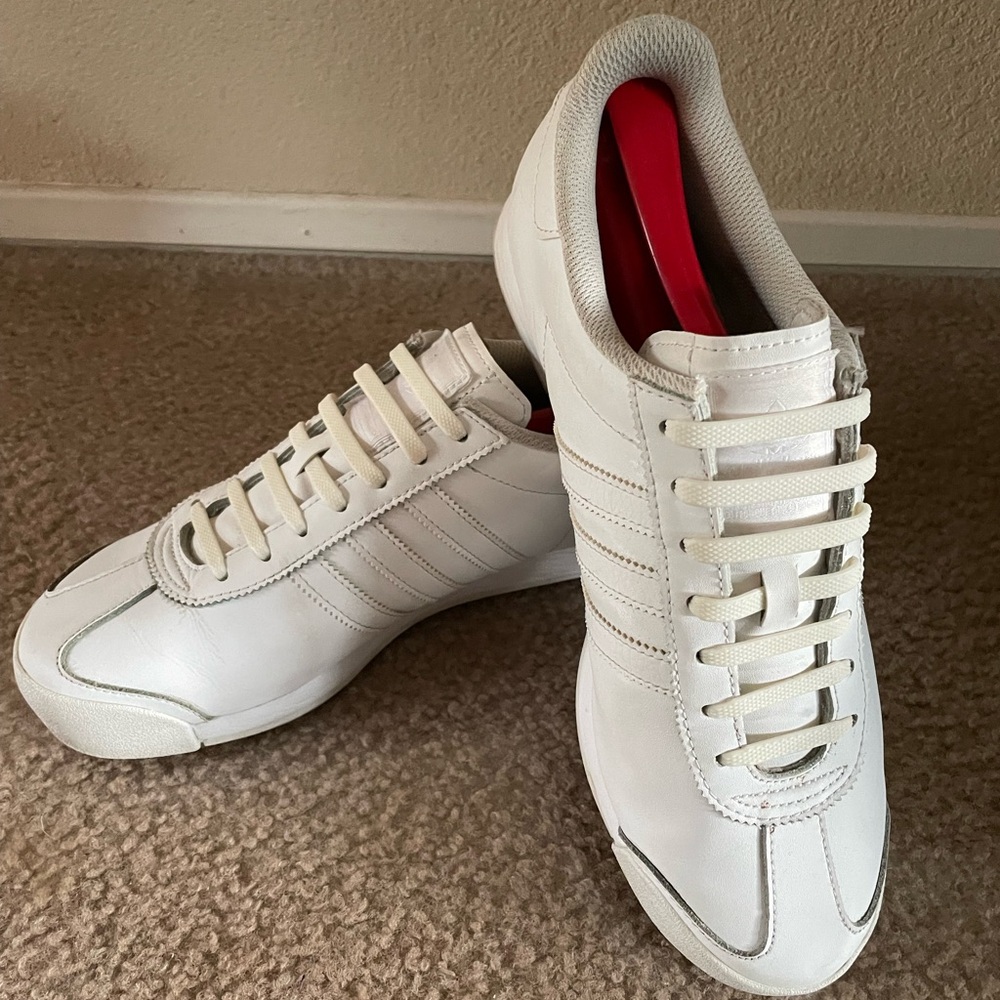 Adidas Men's Originals Samoa Leather Shoes White